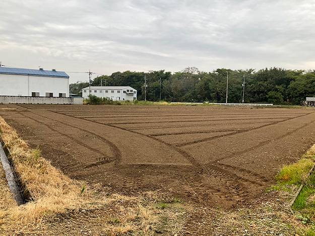 当社堆肥の施肥後